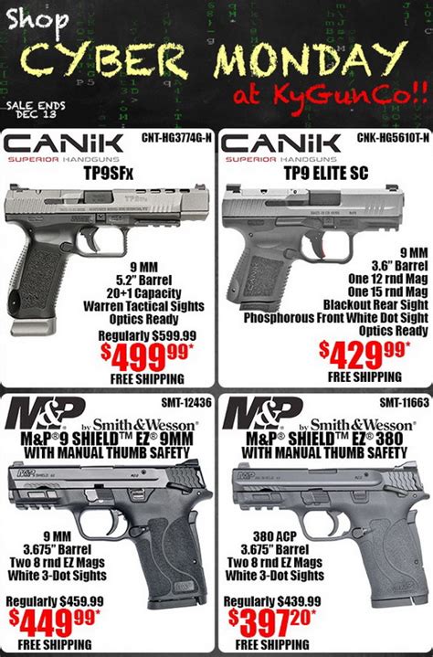 cyber monday gun deals